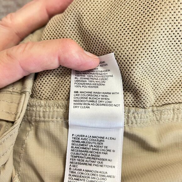 The North Face Horizon II Beige Tan UPF 30 Performance Capri Pants Size 10 - Picture 8 of 16